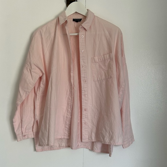 Topshop pink button down - Picture 1 of 4